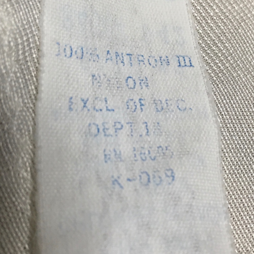Vintage Sears Cream Lace Trim Full Slip Dress Size 42 EMB with lace EUC - Picture 6 of 7
